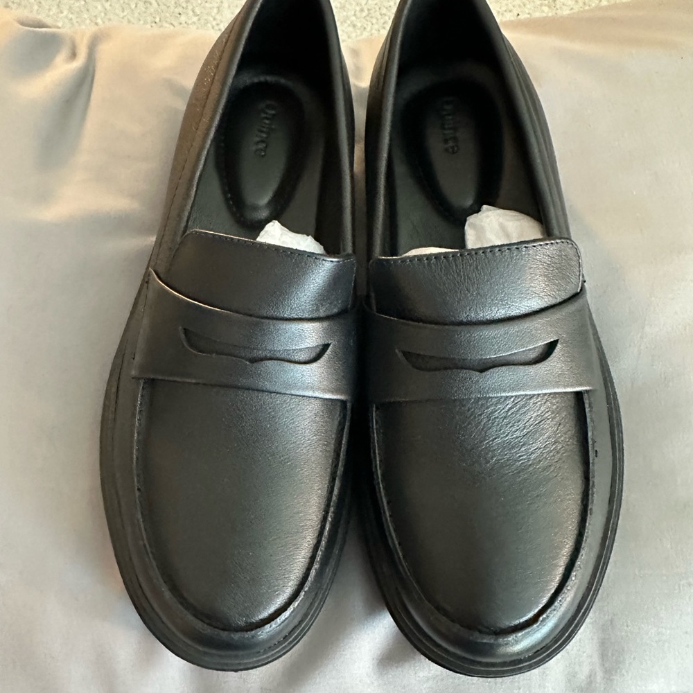Quince Black Women's Loafers